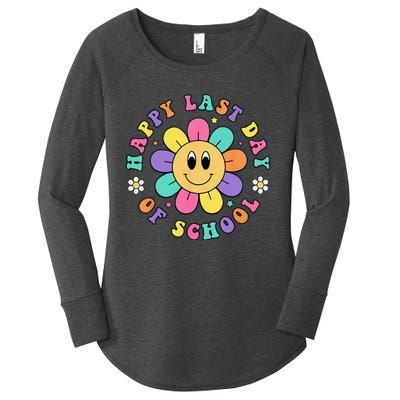 Happy Last Day Of School Hello Summer Teacher Student Women's Perfect Tri Tunic Long Sleeve Shirt