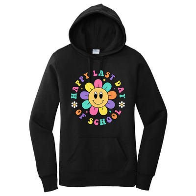 Happy Last Day Of School Hello Summer Teacher Student Women's Pullover Hoodie