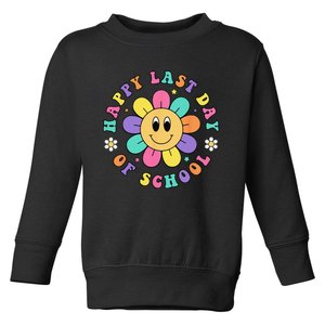 Happy Last Day Of School Hello Summer Teacher Student Toddler Sweatshirt