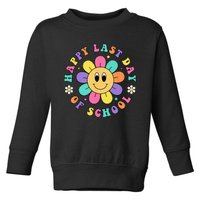 Happy Last Day Of School Hello Summer Teacher Student Toddler Sweatshirt