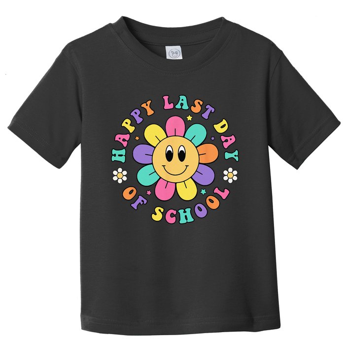 Happy Last Day Of School Hello Summer Teacher Student Toddler T-Shirt