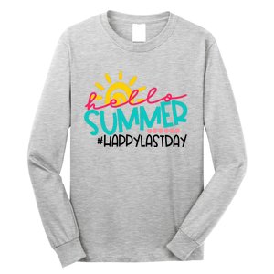 Happy Last Day Of School Teacher Student Graduation Long Sleeve Shirt