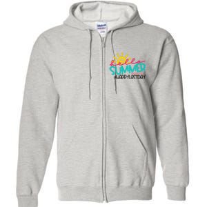 Happy Last Day Of School Teacher Student Graduation Full Zip Hoodie