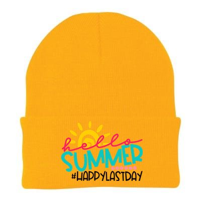 Happy Last Day Of School Teacher Student Graduation Knit Cap Winter Beanie