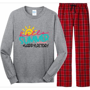 Happy Last Day Of School Teacher Student Graduation Long Sleeve Pajama Set