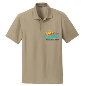 Happy Last Day Of School Teacher Student Graduation Dry Zone Grid Polo