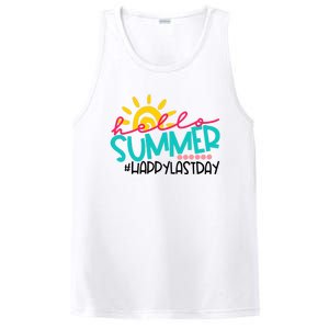 Happy Last Day Of School Teacher Student Graduation PosiCharge Competitor Tank