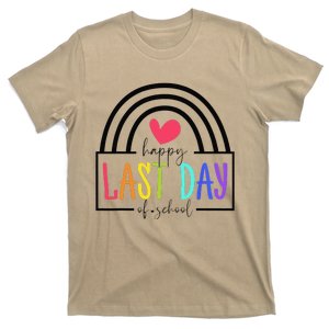 Happy Last Day Of School Teacher Student GraduationCute Love T-Shirt