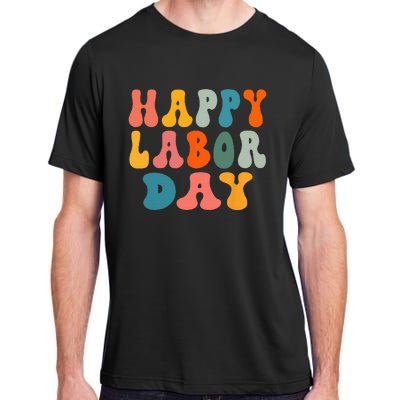 Happy Labor Day Rainbow Labor Day Adult ChromaSoft Performance T-Shirt