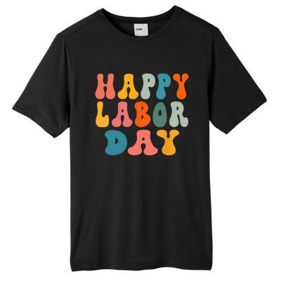 Happy Labor Day Rainbow Labor Day Tall Fusion ChromaSoft Performance T-Shirt