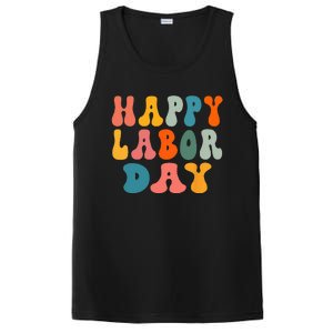 Happy Labor Day Rainbow Labor Day PosiCharge Competitor Tank