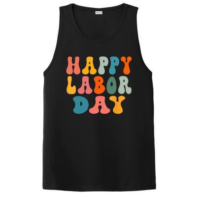 Happy Labor Day Rainbow Labor Day PosiCharge Competitor Tank