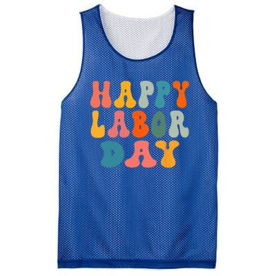 Happy Labor Day Rainbow Labor Day Mesh Reversible Basketball Jersey Tank