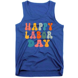 Happy Labor Day Rainbow Labor Day Tank Top