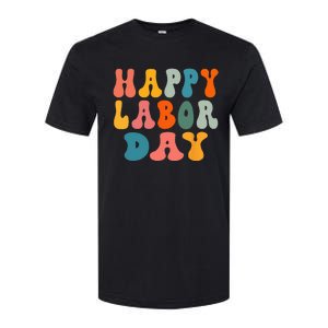 Happy Labor Day Rainbow Labor Day Softstyle CVC T-Shirt