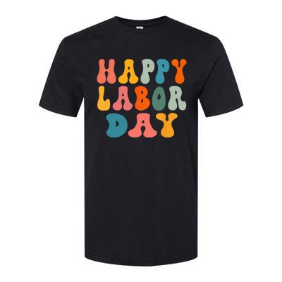 Happy Labor Day Rainbow Labor Day Softstyle CVC T-Shirt