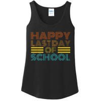 Happy Last Day Of School Teacher Student GraduationSchool Ladies Essential Tank