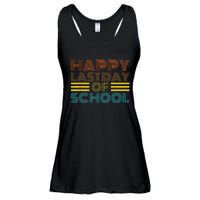 Happy Last Day Of School Teacher Student GraduationSchool Ladies Essential Flowy Tank