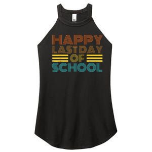 Happy Last Day Of School Teacher Student GraduationSchool Women's Perfect Tri Rocker Tank