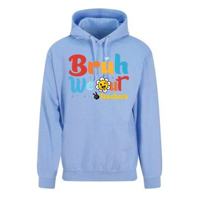 Happy Last Day Of School Teacher Student Summer Bruh We Out Cool Gift Unisex Surf Hoodie