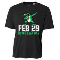 Hoppy Leap Day Frog Funny Leap Year Leapling Humor Pun Cooling Performance Crew T-Shirt