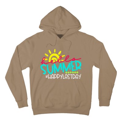 Happy Last Day Of School Teacher Student Hello Summer Gift Hoodie