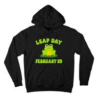 Happy Leap Day Year 2024 February 29th Funny Frog Lovers Hoodie