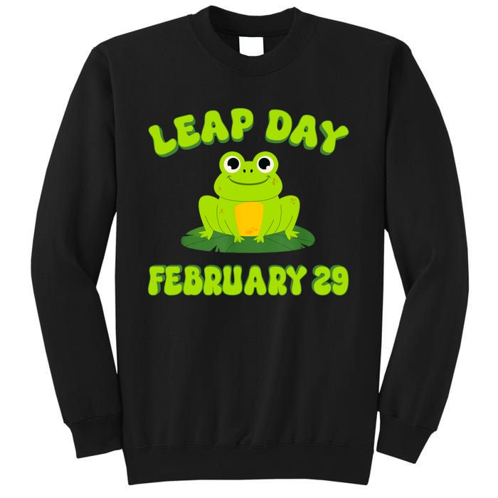 Happy Leap Day Year 2024 February 29th Funny Frog Lovers Sweatshirt