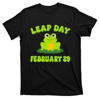 Happy Leap Day Year 2024 February 29th Funny Frog Lovers T-Shirt