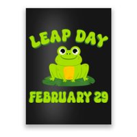 Happy Leap Day Year 2024 February 29th Funny Frog Lovers Poster