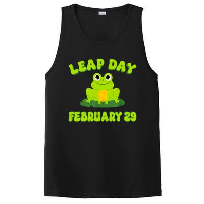 Happy Leap Day Year 2024 February 29th Funny Frog Lovers PosiCharge Competitor Tank