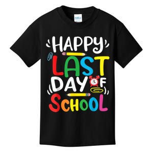 Happy Last Day Of School Last Day Of School Teacher Student Kids T-Shirt