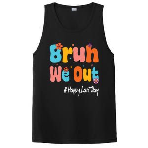 Happy Last Day Of School Bruh We Out Teachers Cute Gift PosiCharge Competitor Tank