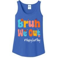 Happy Last Day Of School Bruh We Out Teachers Cute Gift Ladies Essential Tank