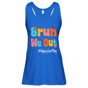 Happy Last Day Of School Bruh We Out Teachers Cute Gift Ladies Essential Flowy Tank