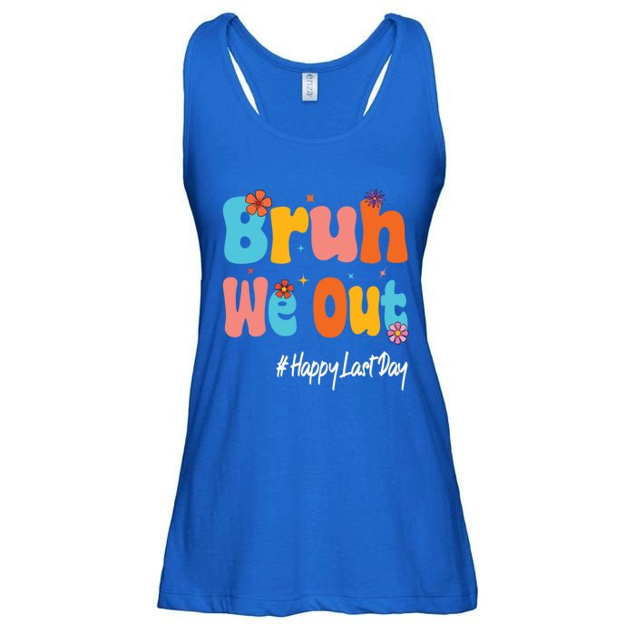 Happy Last Day Of School Bruh We Out Teachers Cute Gift Ladies Essential Flowy Tank