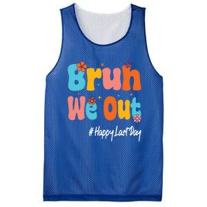 Happy Last Day Of School Bruh We Out Teachers Cute Gift Mesh Reversible Basketball Jersey Tank