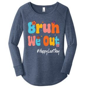 Happy Last Day Of School Bruh We Out Teachers Cute Gift Women's Perfect Tri Tunic Long Sleeve Shirt