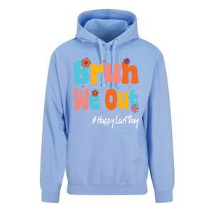 Happy Last Day Of School Bruh We Out Teachers Cute Gift Unisex Surf Hoodie