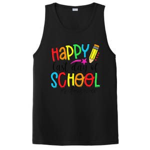 Happy Last Day Of School Teacher Student Graduation Gifts Gift PosiCharge Competitor Tank