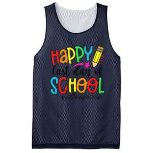 Happy Last Day Of School Teacher Student Graduation Gifts Gift Mesh Reversible Basketball Jersey Tank