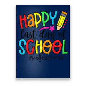 Happy Last Day Of School Teacher Student Graduation Gifts Gift Poster