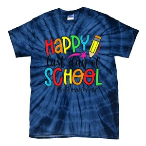 Happy Last Day Of School Teacher Student Graduation Gifts Gift Tie-Dye T-Shirt