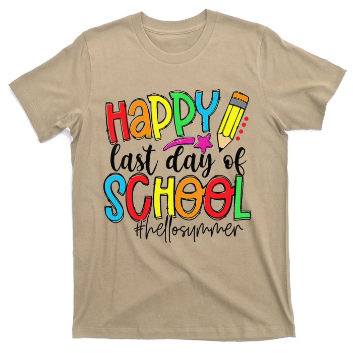 Happy Last Day Of School Teacher Student Graduation Gifts Gift T-Shirt