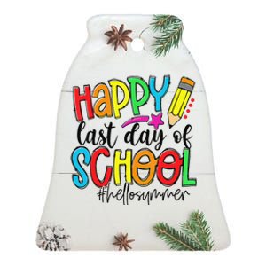 Happy Last Day Of School Teacher Student Graduation Gifts Gift Ceramic Bell Ornament