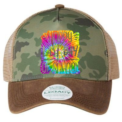 Happy Last Day Of School Rainbow Dye Legacy Tie Dye Trucker Hat