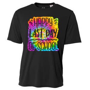 Happy Last Day Of School Rainbow Dye Cooling Performance Crew T-Shirt