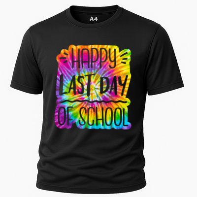 Happy Last Day Of School Rainbow Dye Performance Shirt