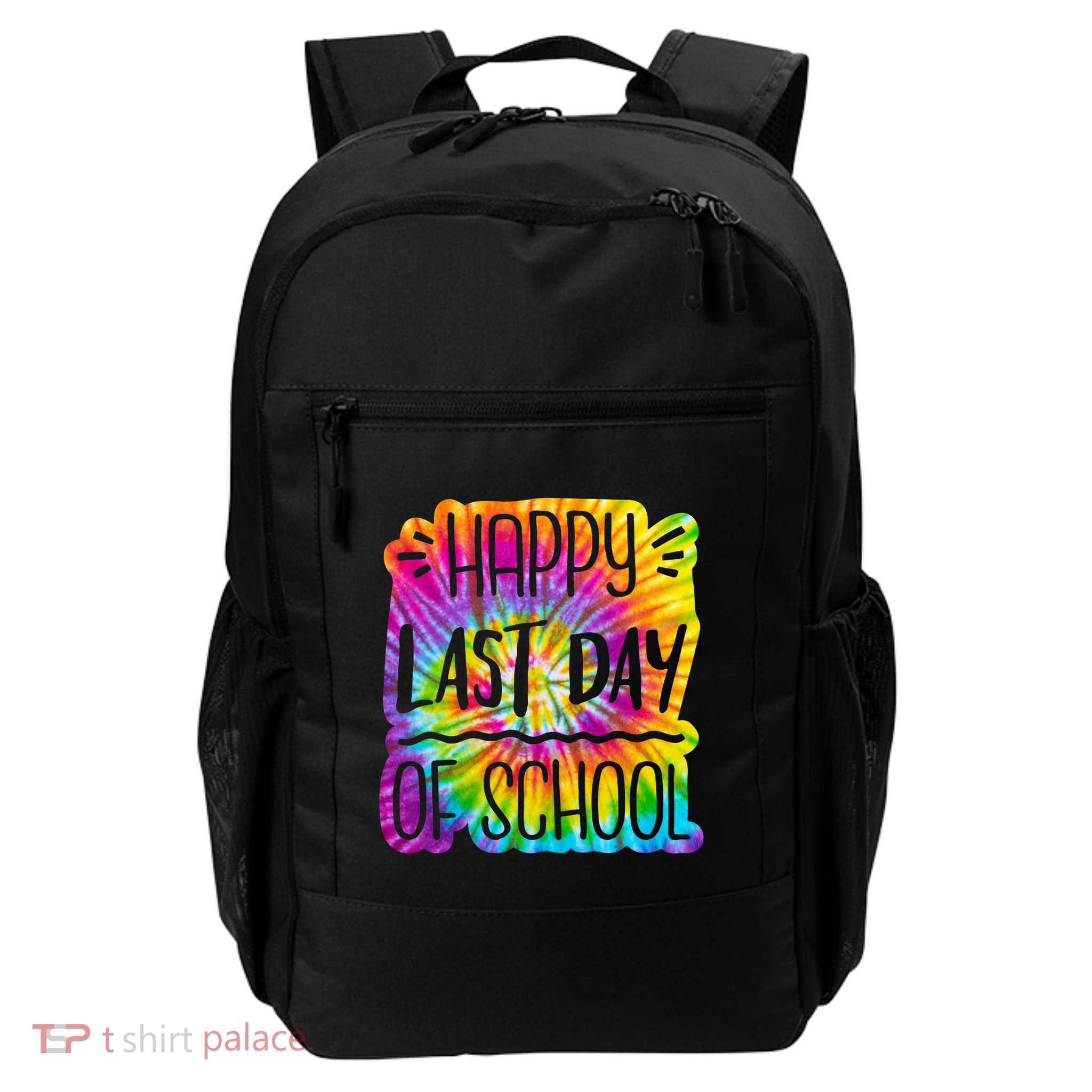 Happy Last Day Of School Rainbow Dye Daily Commute Backpack