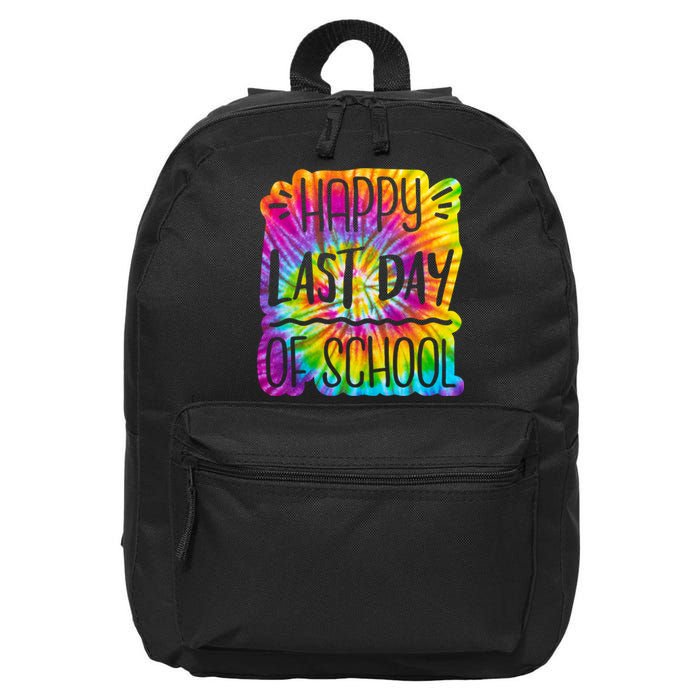 Happy Last Day Of School Rainbow Dye 16 in Basic Backpack